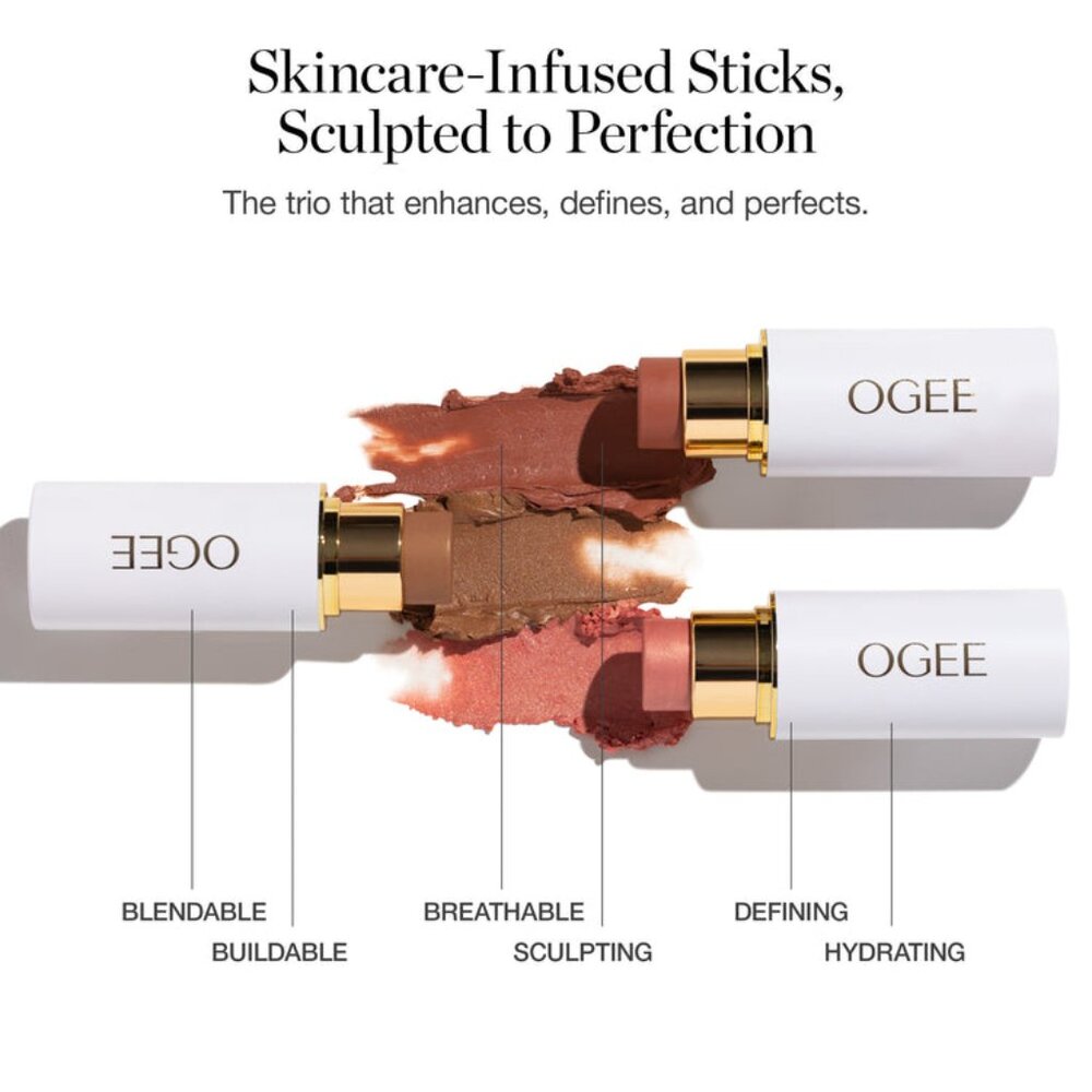 NEW Ogee Golden Contour Collection makeup beauty skincare glow routine toning - Picture 4 of 5